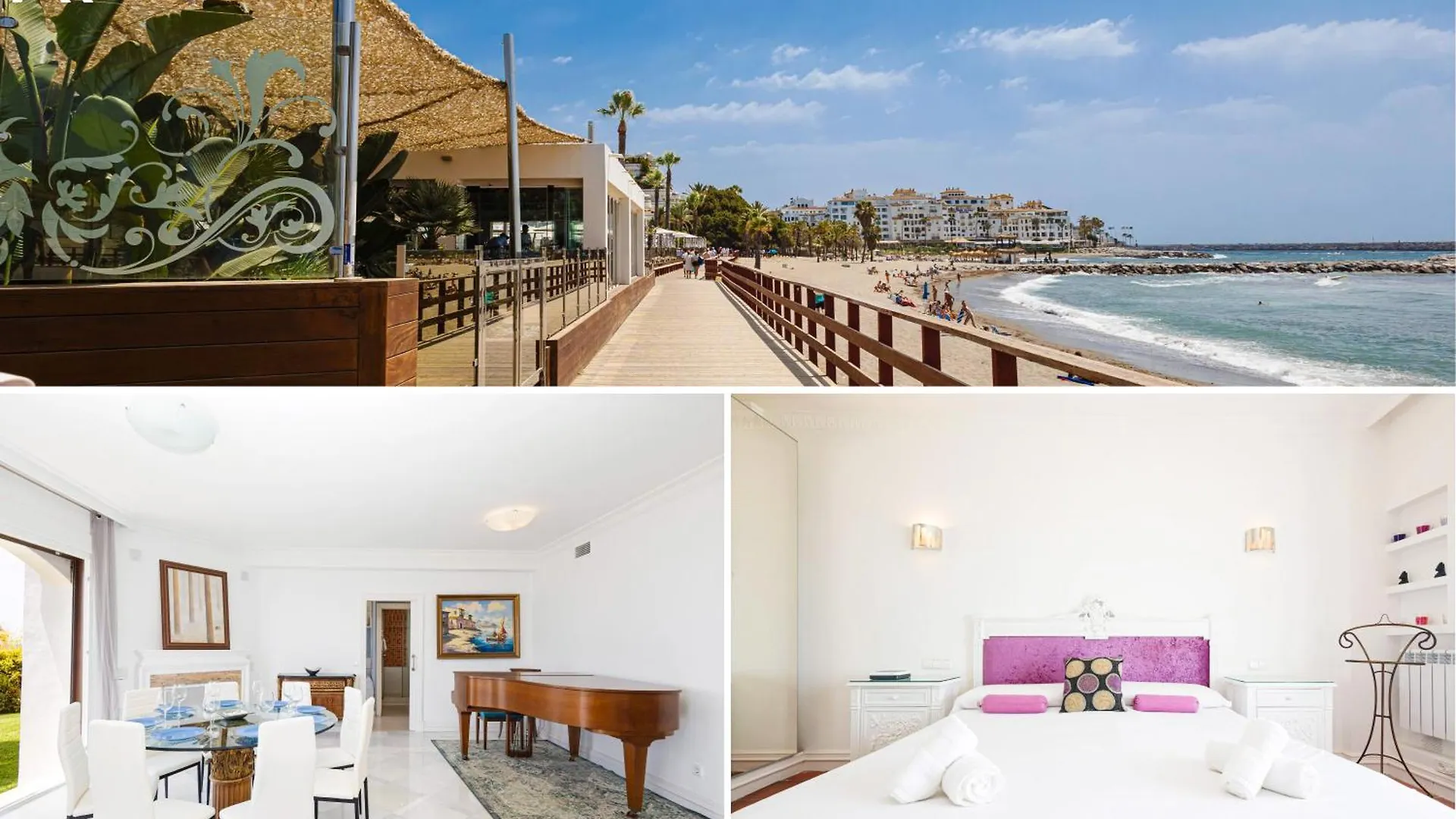 Holiday Home, With Direct Access To The Beach, Sea Views And South Facing, In Puerto Banus Marbella España